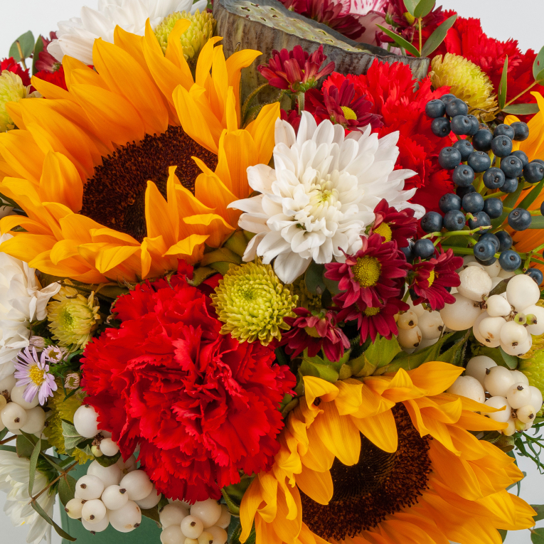 Букет в коробке Солнечная греза