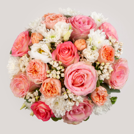 Букет в коробке Розовое настроение