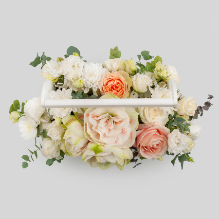 Композиция в кашпо Нежнее нежного