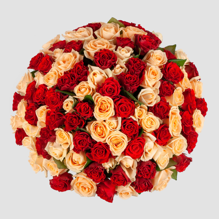 Букет из 101 розы До скорой встречи