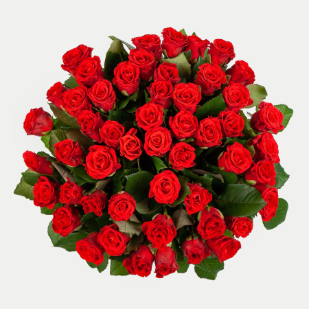 Букет из 51 розы Золотые дни