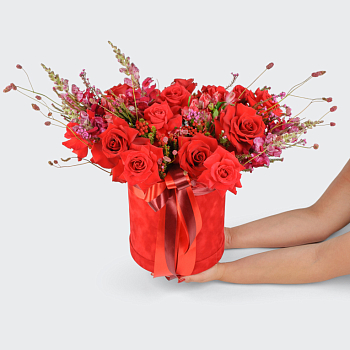 Букет в коробке Королевский бал