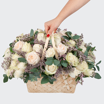 Букет в корзинке Вершины чувств