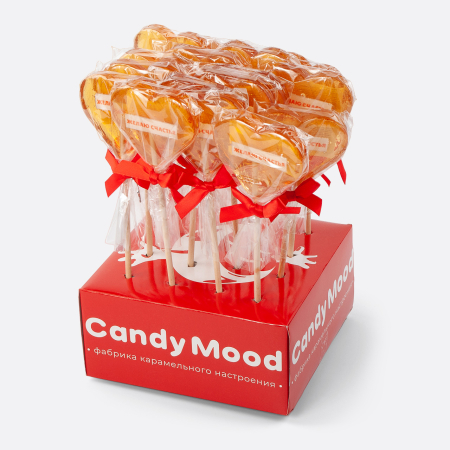 Леденец на палочке «Желаю счастья»