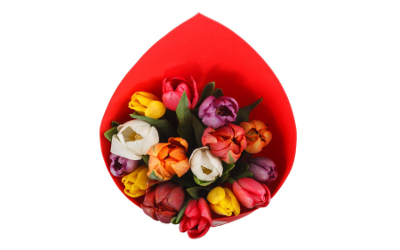 Букет из тюльпанов Пора любви (мини)