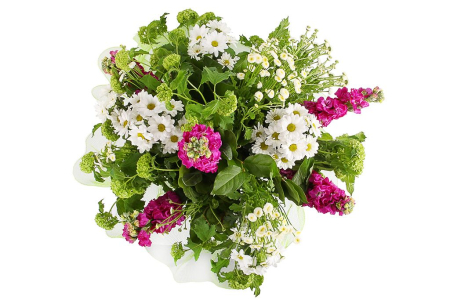 Букет с хризантемами Парижанка