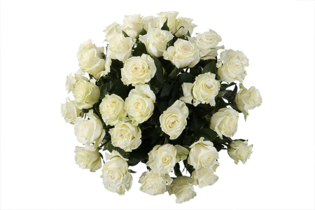 Букет 35 роз Мондиаль в корзине