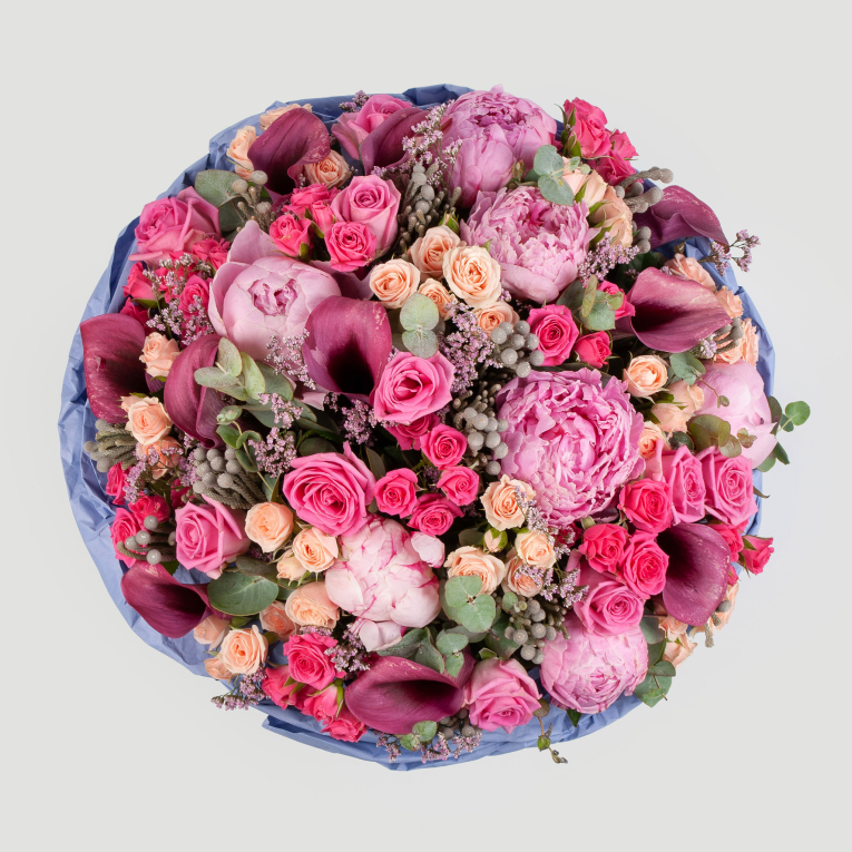 Букет Легкий румянец