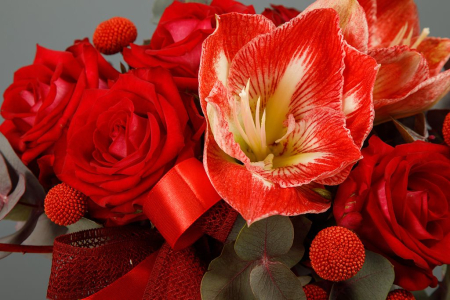 Букет в коробке Тропический нектар