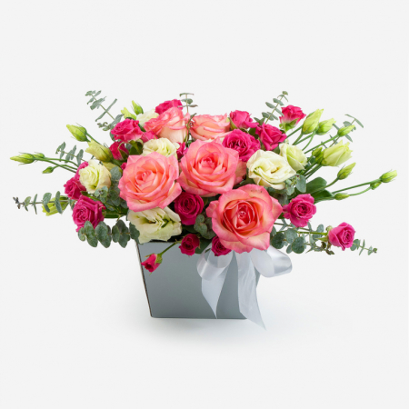 Композиция в кашпо Признание в послании