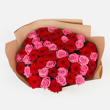 Букет 51 роза Старинные розы