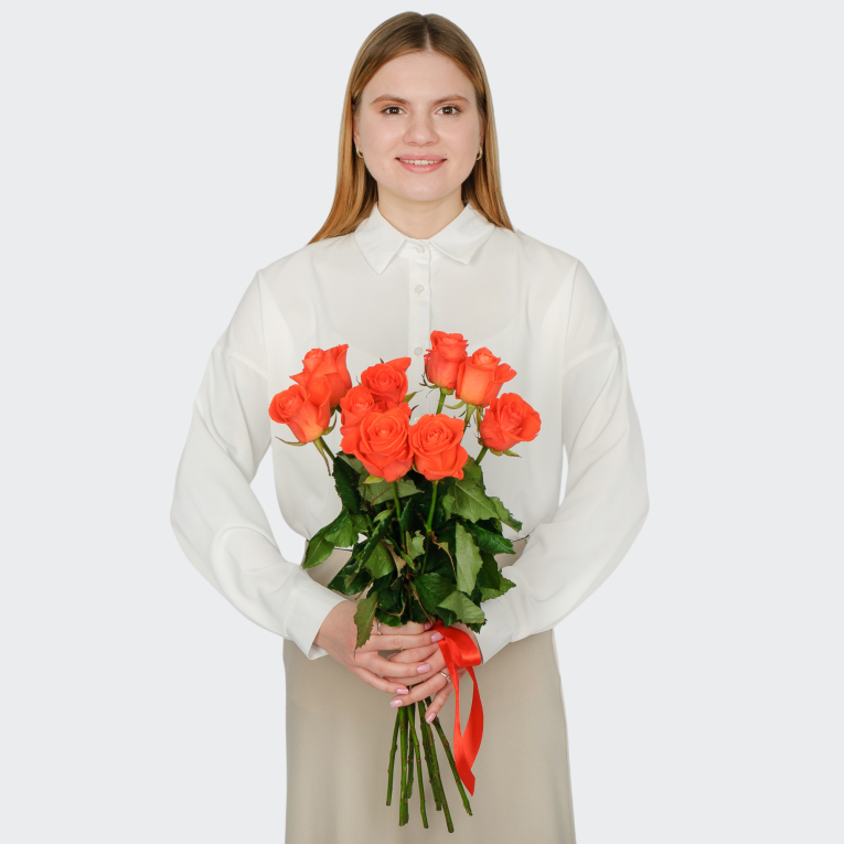 Букет 9 роз Вау