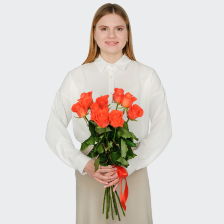 Букет 9 роз Вау