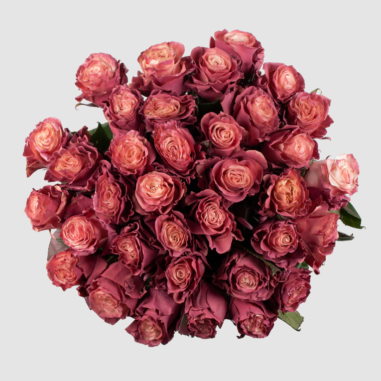 Букет 35 роз Кипение чувств