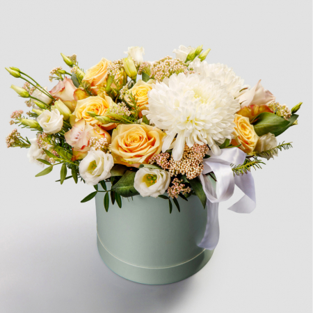 Букет в коробке Счастливый час