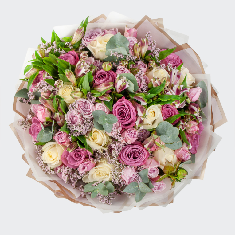 Букет Розовая туманность