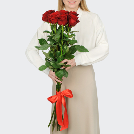 Букет 9 роза Высокие чувства