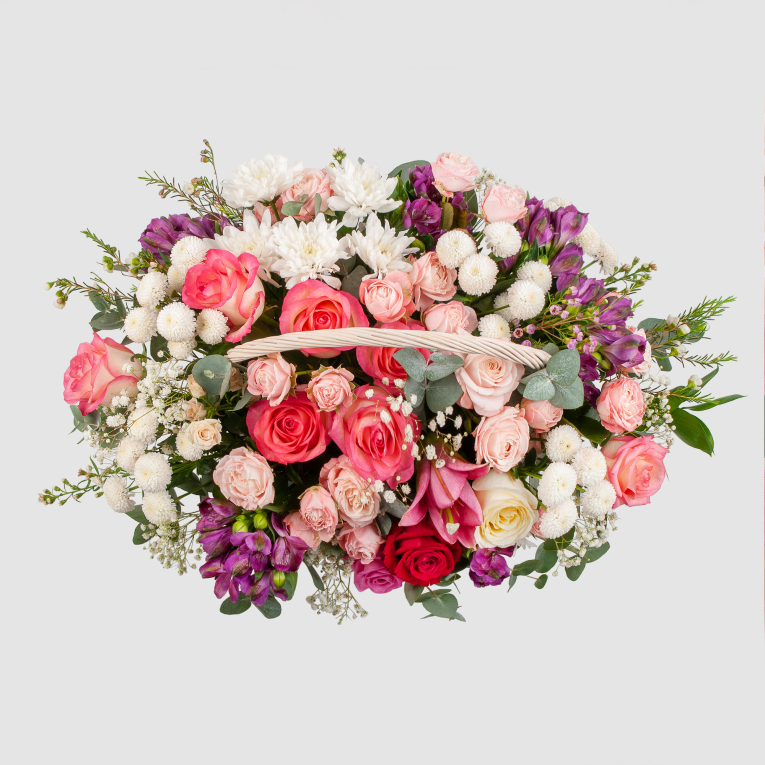 Букет в корзине Сияние чувств