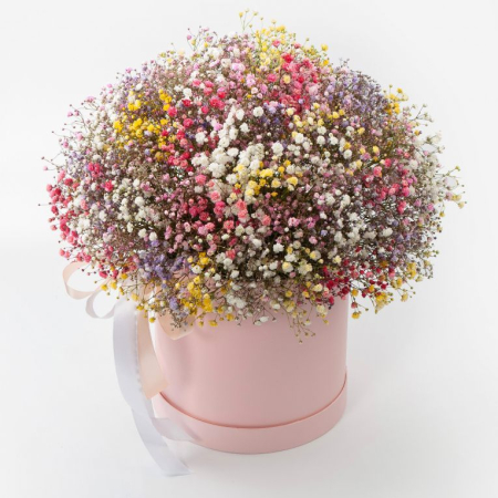 Композиция из гипсофилы Пробуждение зари