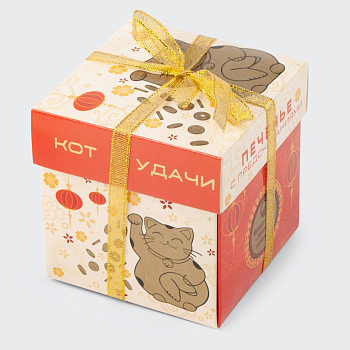 Печенье с предсказаниями «Кот удачи» (5 шт.)