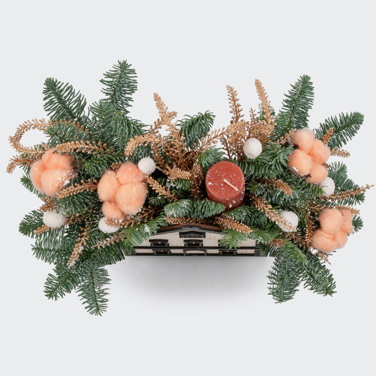 Композиция в кашпо Лесная сказка