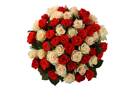 Букет 51 роза микс