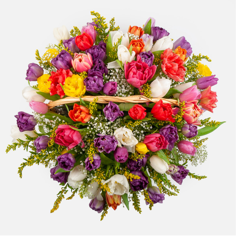 Букет в корзине Тепло мира