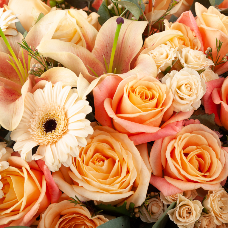 Букет Персиковый каприз