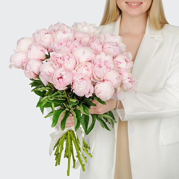 Букет из пионов 21 комплимент
