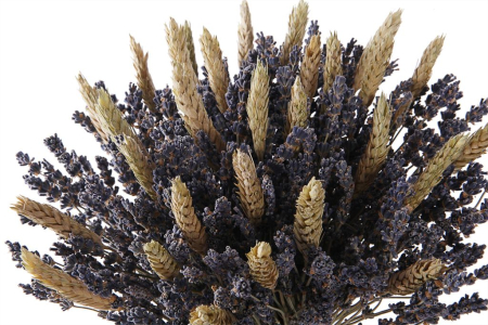 Букет с лавандой Золотая нива