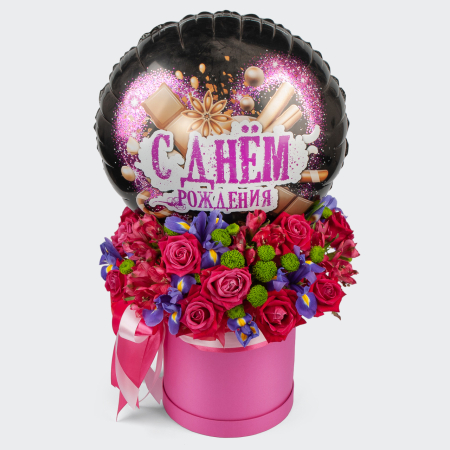 Композиция Розовый фейерверк