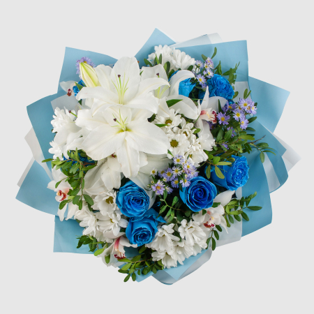 Букет Небесная лазурь