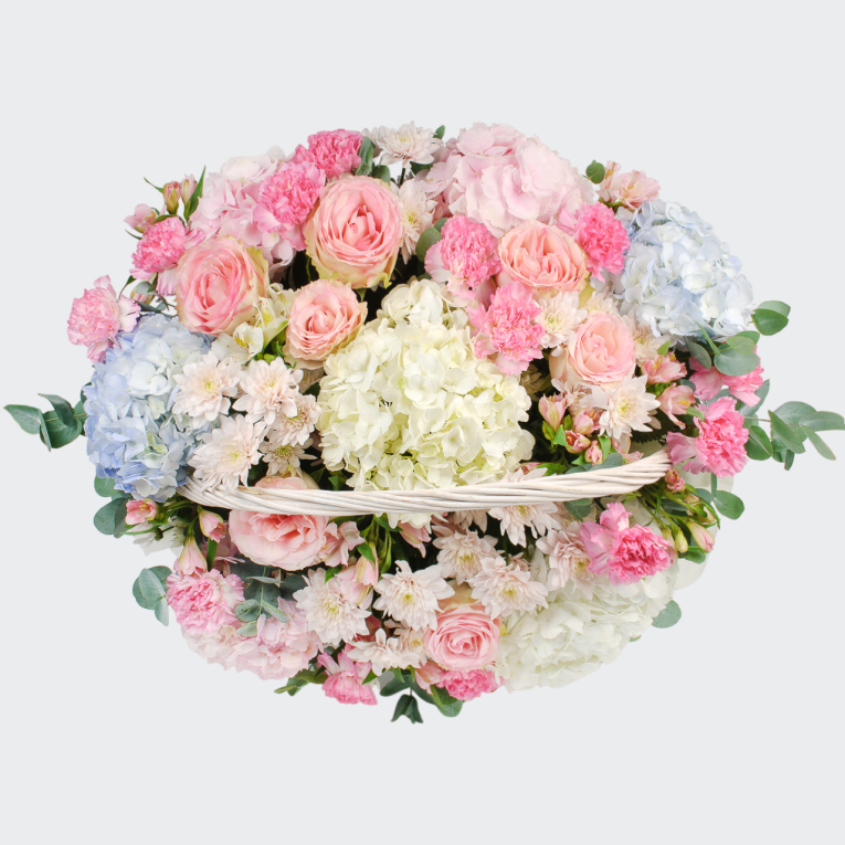 Букет в корзине Время невинности