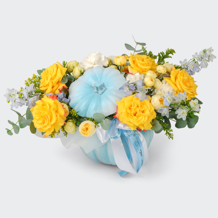 Композиция в тыкве Звездная пыль