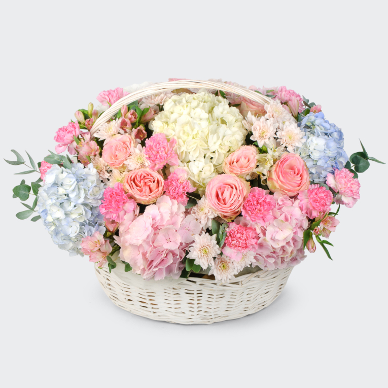 Букет в корзине Время невинности