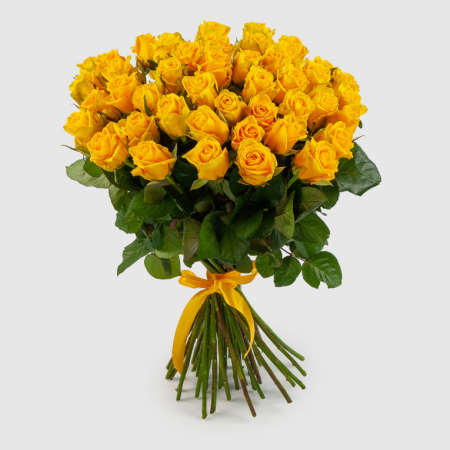 Букет из 45 роз Золото любви