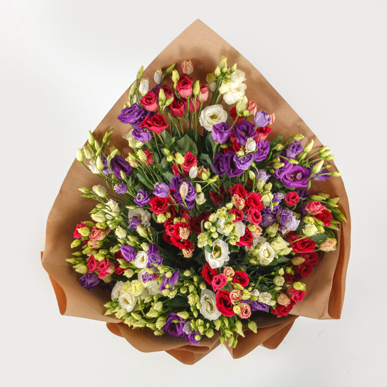 Букет из эустомы Мираж (макси)