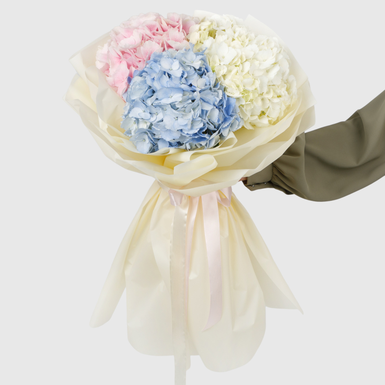 Букет гортензий Дорога к мечте