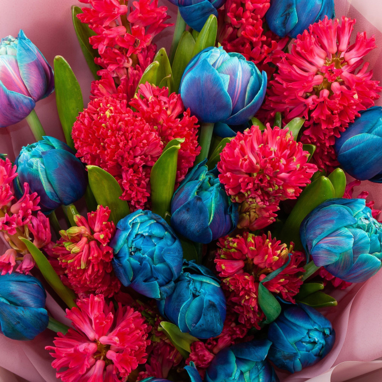 Букет Голубые вспышки