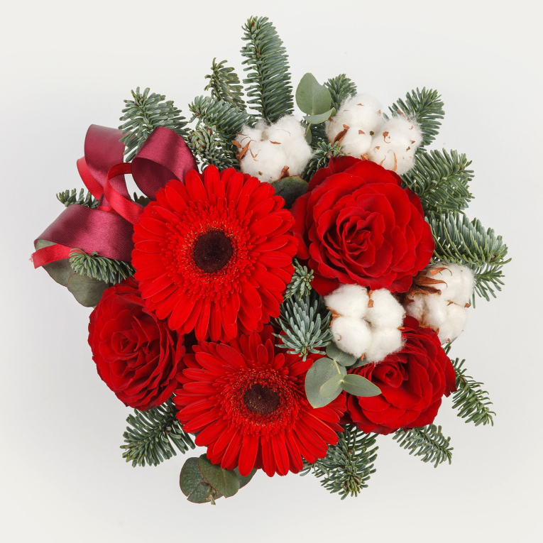 Букет в коробке Новогодний танец