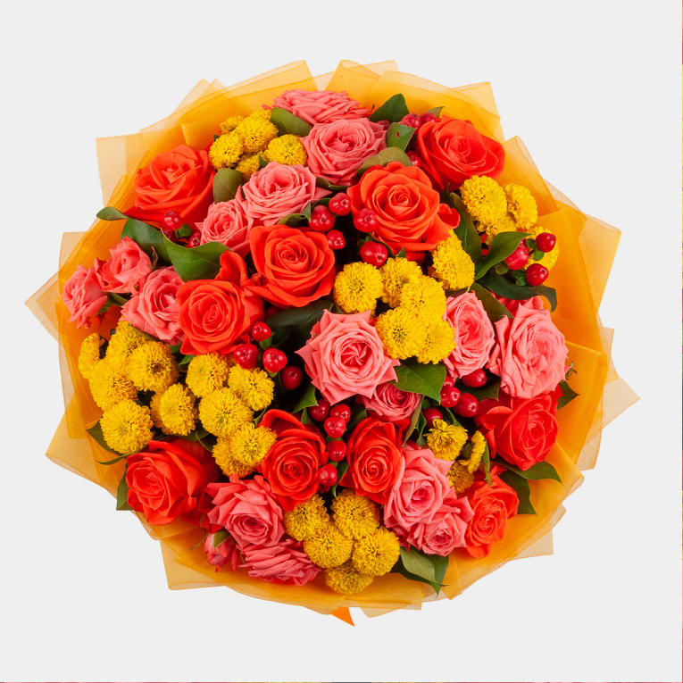 Букет Пестрый бархат