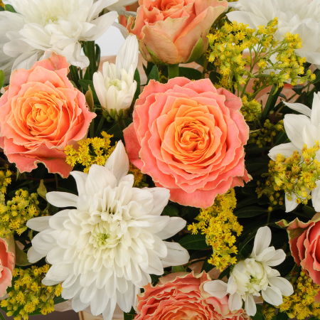 Букет в ящике Тропа любви