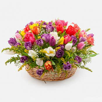 Букет в корзине Тепло мира