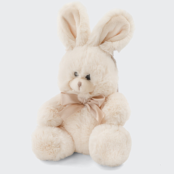 Мягкая игрушка «Зайка кремовый» (19 см)