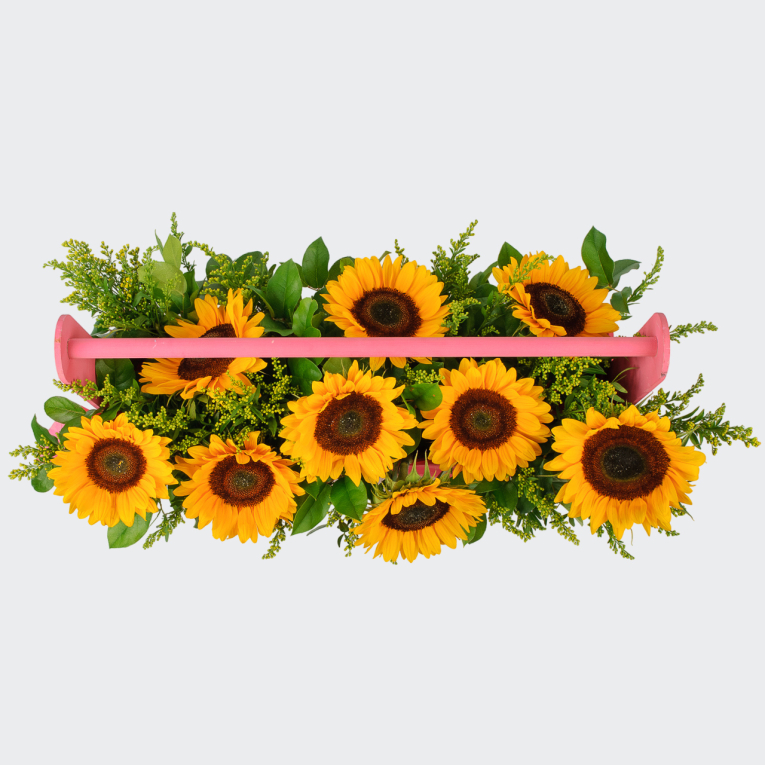 Композиция в кашпо Золото полей