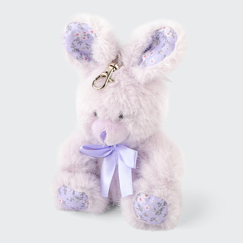 Брелок «Зайка Флер» (сиреневый)