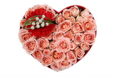 Букет в коробке В порыве чувств