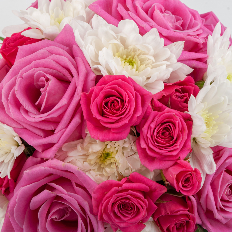 Композиция в кашпо Розовый мост