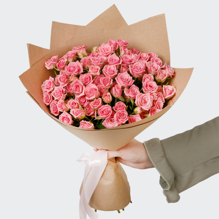 Букет 19 роз Поцелуи каждый день