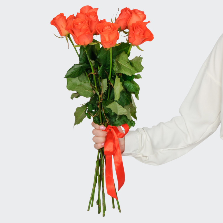 Букет 9 роз Вау